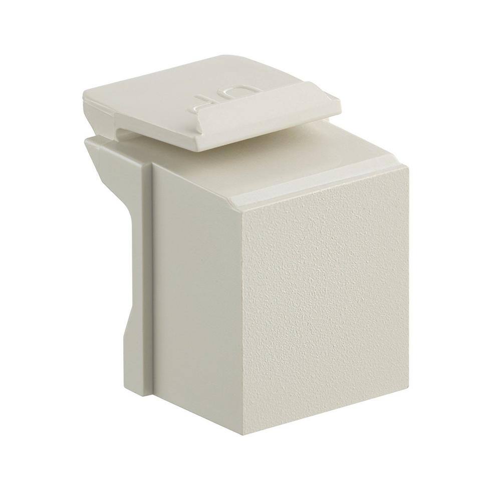 Leviton QuickPort Blank Inserts Ivory (10-Pack) 41084-BI