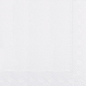 Hoffmaster 180705 White Dinner Napkin  Regal Embos...