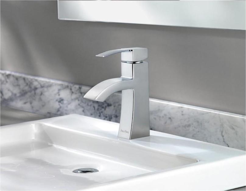 Pfister LF-042-BNKK Bernini Single Control 4 Centerset Bathroom Faucet in Brushed Nickel