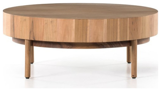 Giverny Coffee Table Natural Acacia   Modern   Coffee And Accent Tables   by Virgil Stanis Design  Houzz