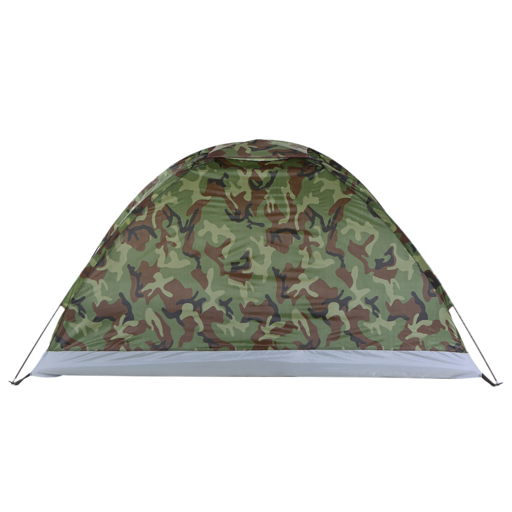 walmeck Camping Tent for 2 Person Single Layer Outdoor Portable Camouflage