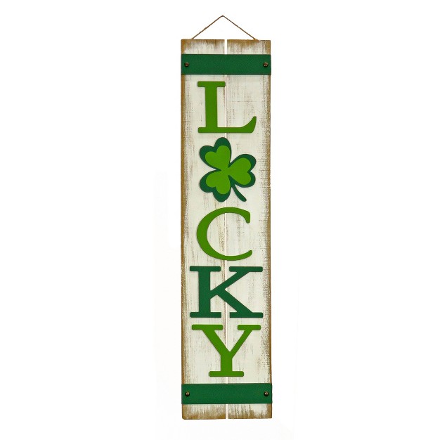 St Patrick s Day lucky quot Wall Sign National Tree Company