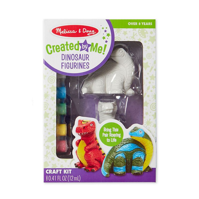 Melissa and Doug Created by Me! Dinosaur Figurines Craft Kit