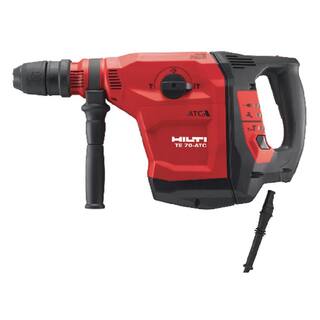 Hilti 120-Volt SDS-MAX TE 70-ATC-AVR Corded Rotary Hammer Drill Kit with Pointed Chisel and TE-YX SDS-MAX Style Drill Bit 3514171