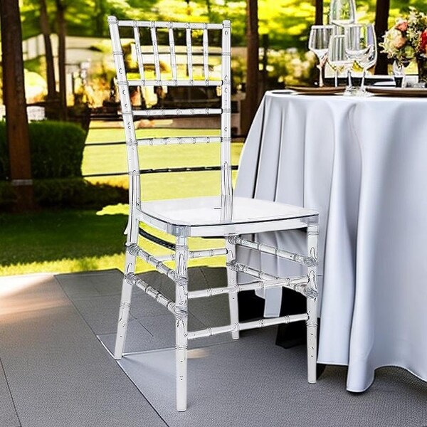 DandN Transparent Bamboo Chair Set，Dining Chairs，Wedding Chairs