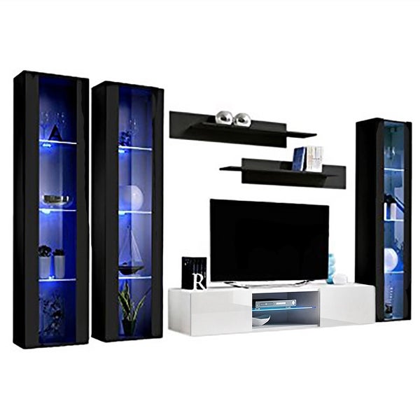 Fly CD2 33TV Wall Mounted Floating Modern Entertainment Center