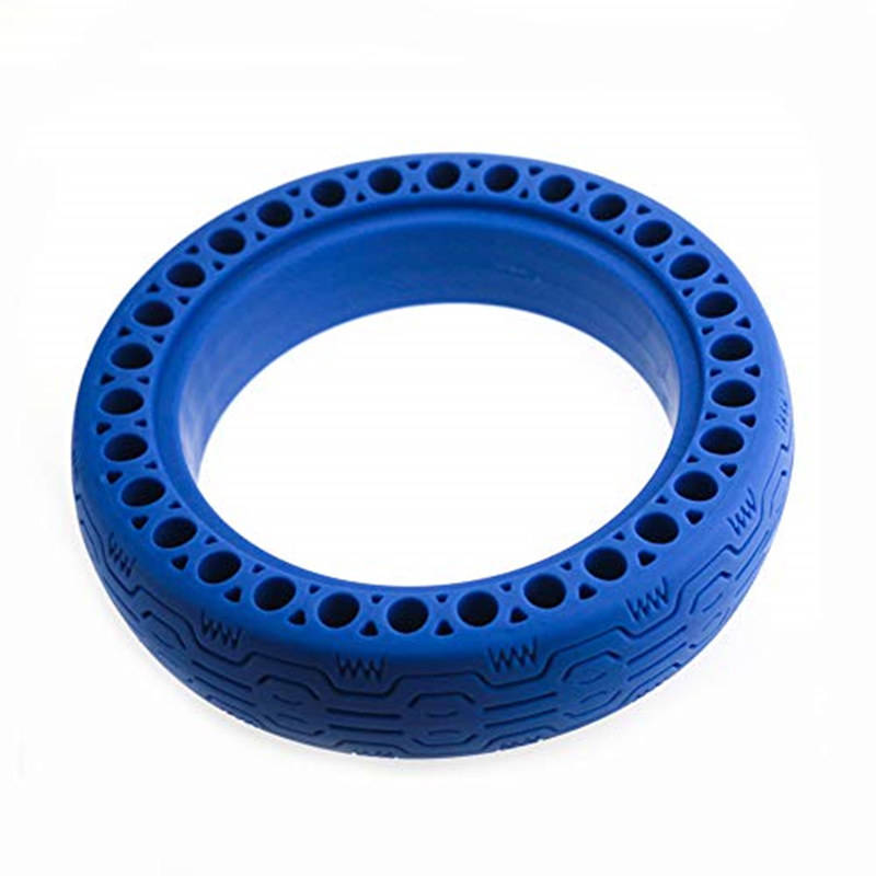 2020 hot sale 8.5inch Durable Anti Explosion Colorful Tire Tubeless Solid Hollow Rubber Tire For M365 Electric scooter