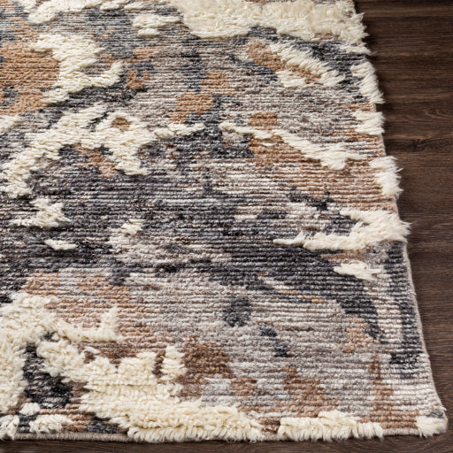 Socrates Abstract Wool Cream Rug