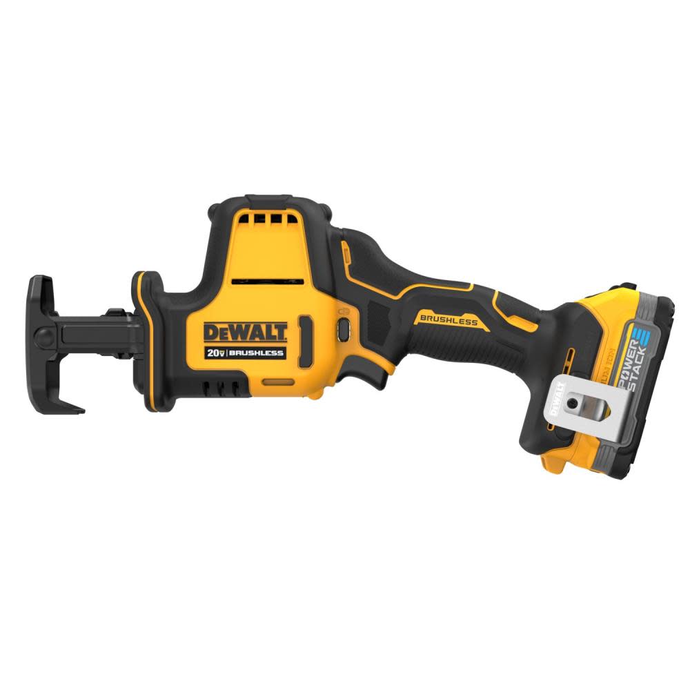 DEWALT ATOMIC 20V MAX One Handed Reciprocating Saw with POWERSTACK Battery ;