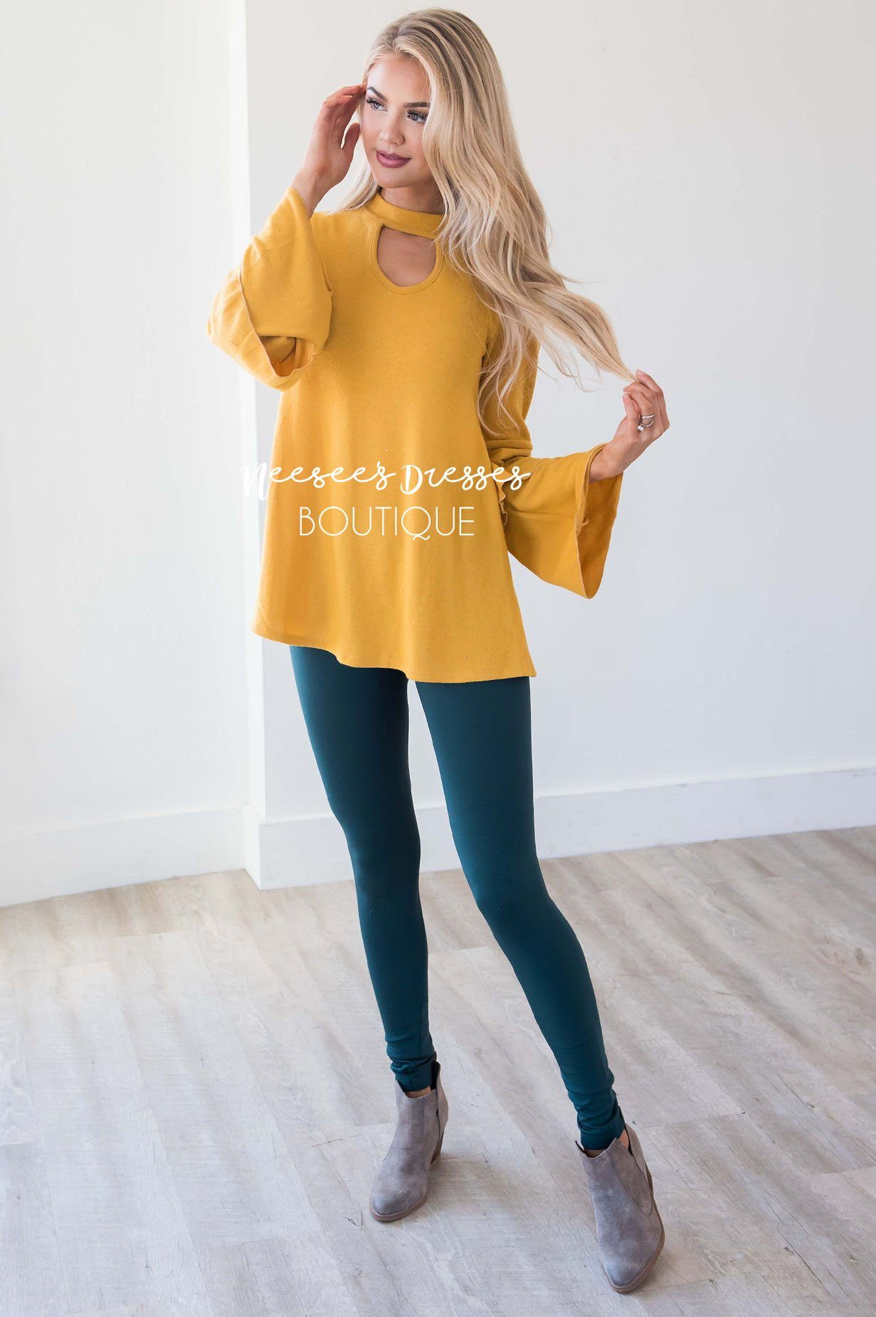 Romantic Flounce Sleeve Sweater