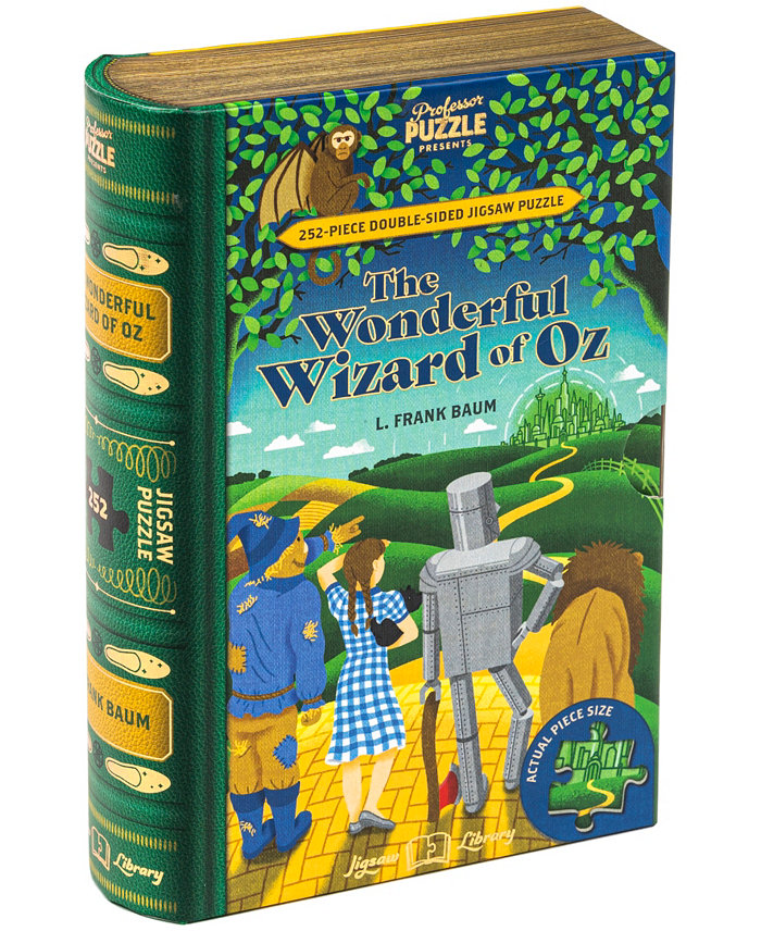 Professor Puzzle L. Frank Baums the Wonderful Wizard of Oz Double-Sided Jigsaw Puzzle Set  252 Pieces