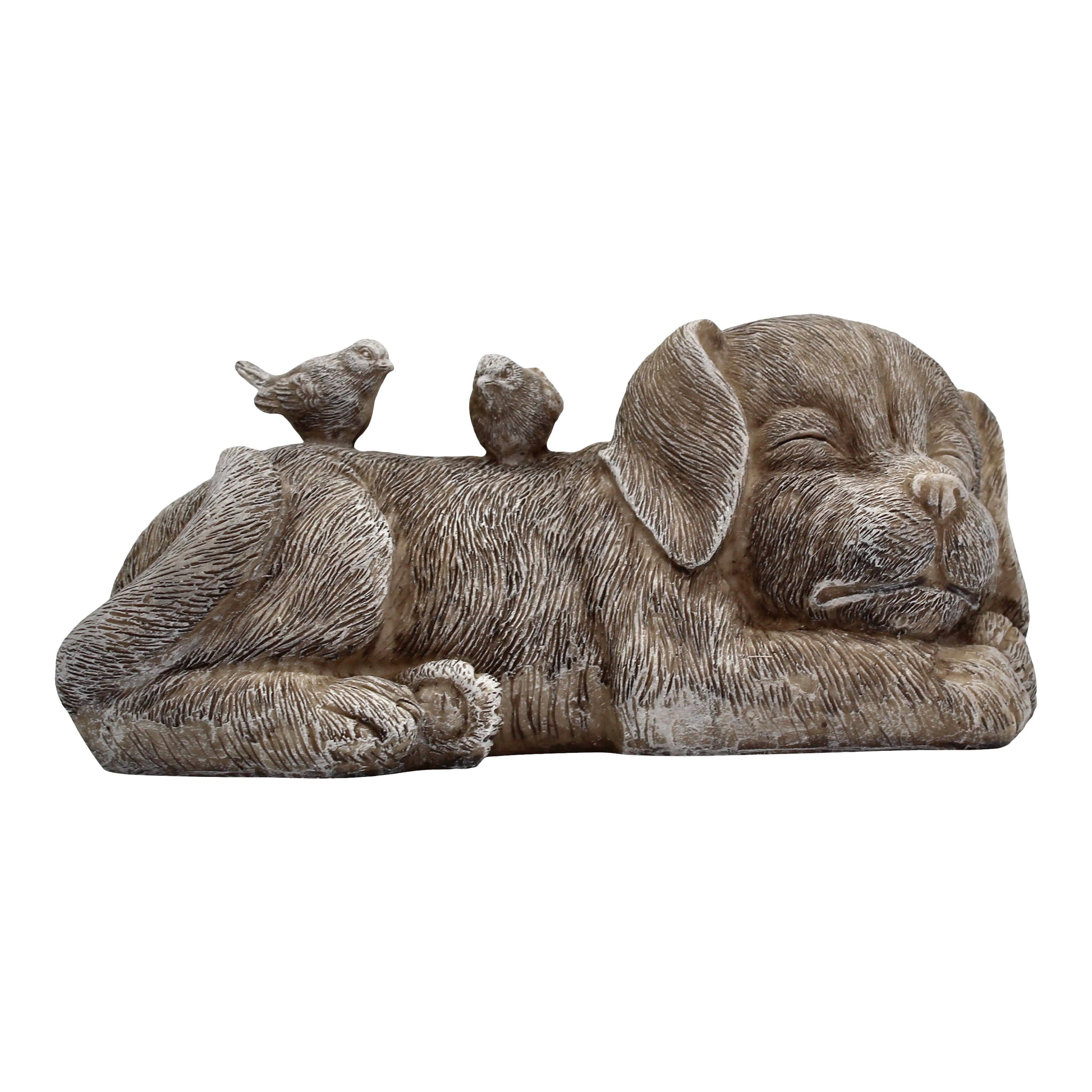 Gift Essentials Dog Memorial Garden Statue Resin Pet Grave Marker 4in x 9in x 4in