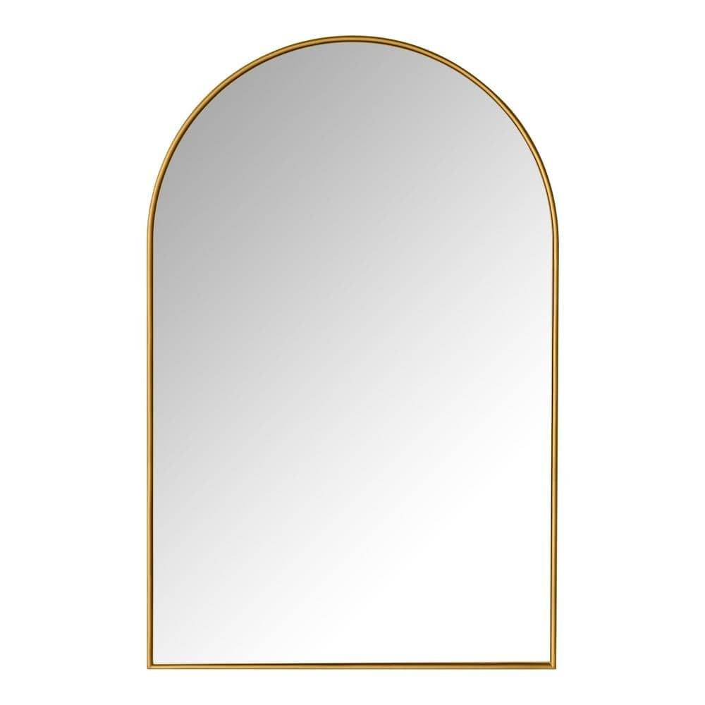 Home Decorators Collection Large Arched Gold Classic Accent Mirror (39 in. H x 26 in. W) H5-MH-725