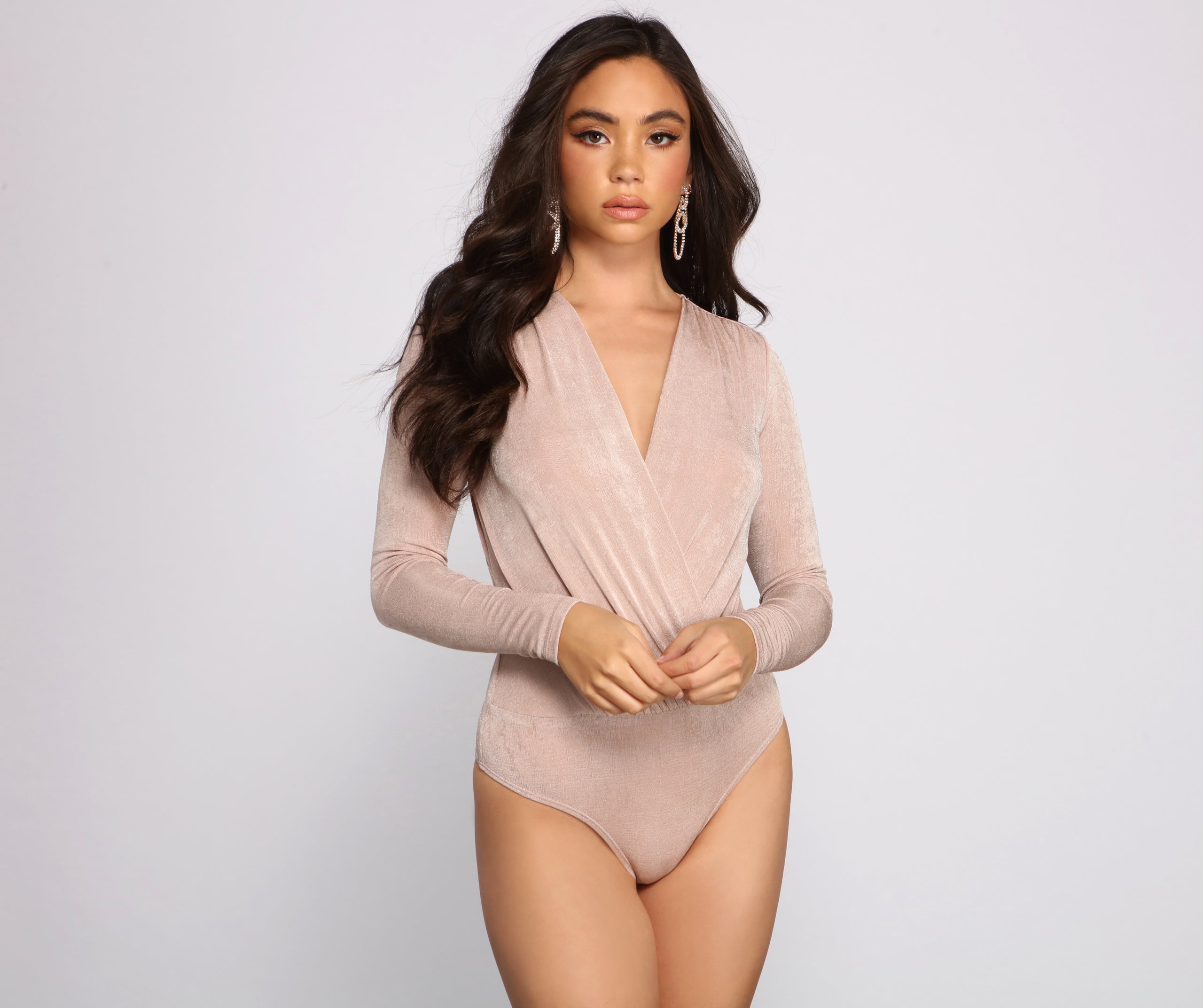 Chic Style Long Sleeve Bodysuit