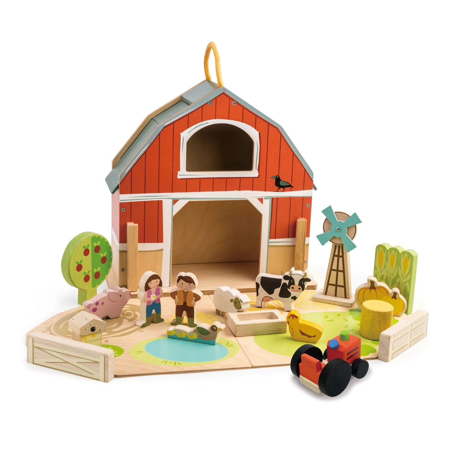 Little Barn Wooden Toy Set