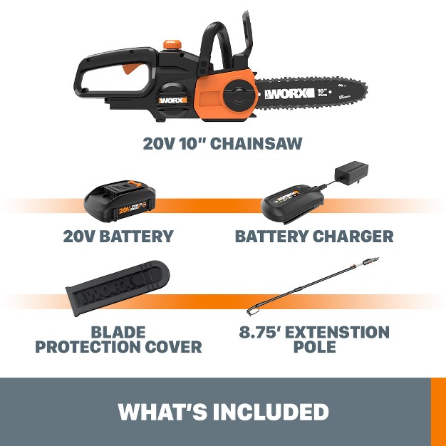 Cordless Pole chain Saw With Auto tension