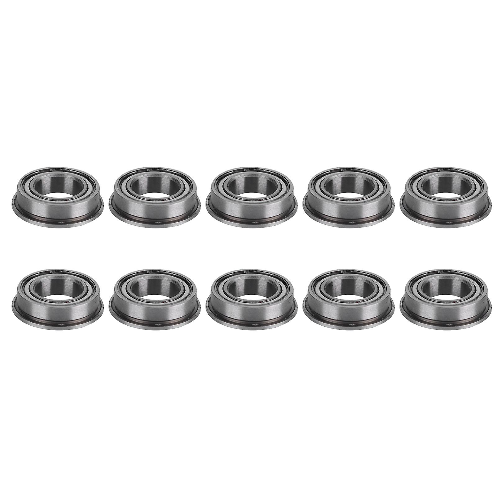 10pcs Flange Ball Bearing Double Shielded Flanged Bearing For Transmission Equipment Robots