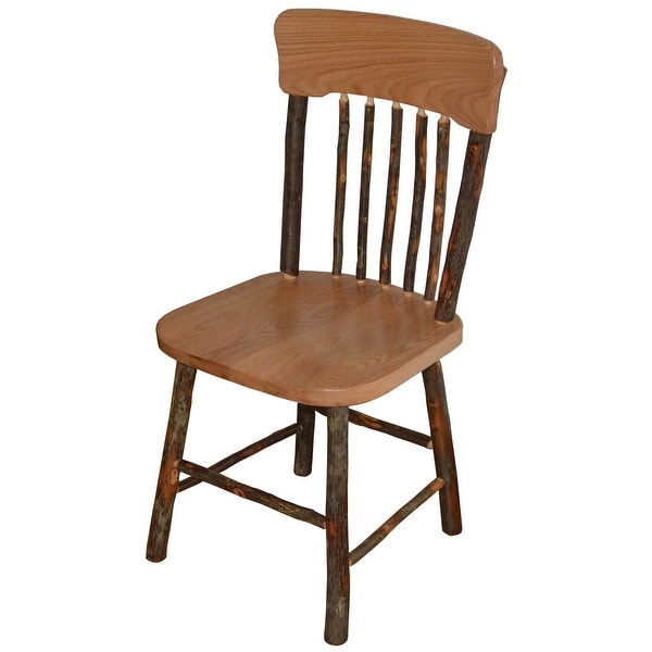 Hickory Panel Back Dining Chair