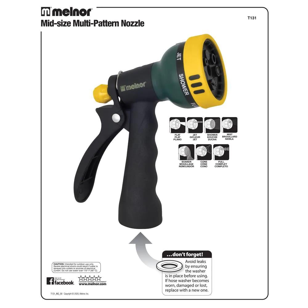 Melnor 402113138 T131 7-Pattern Nozzle