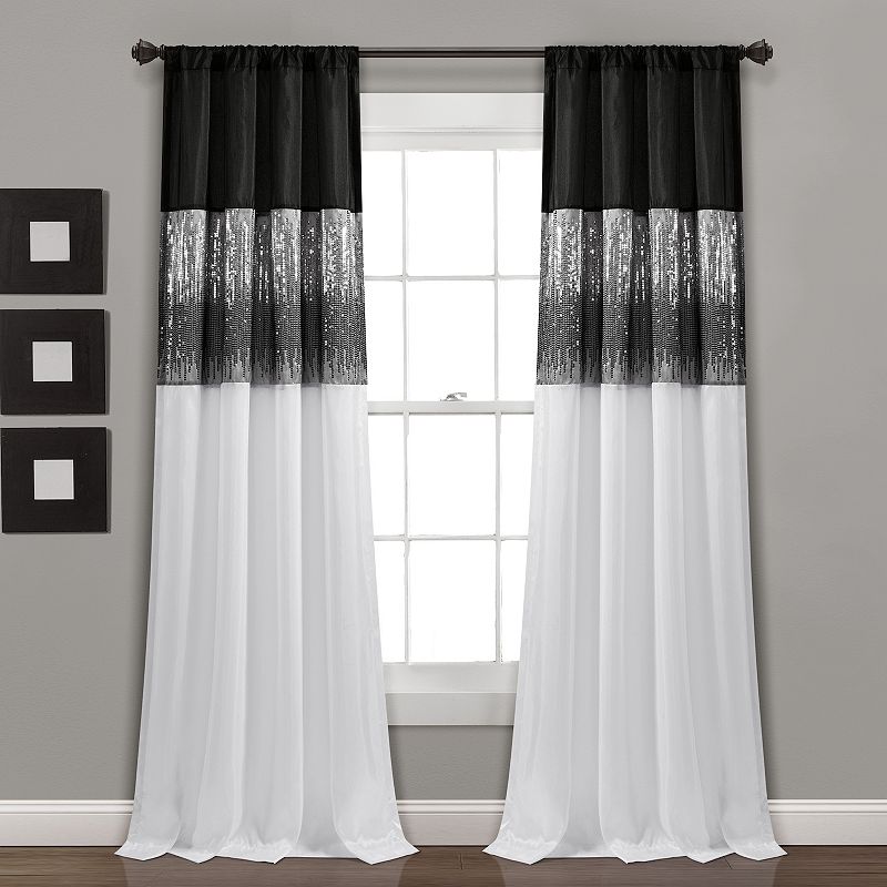 Lush Decor 1-pack Night Sky Window Curtain