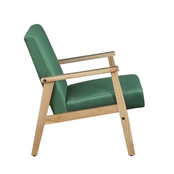 Morden Fort Accent Chair Armchair with Rubber Wood Frame