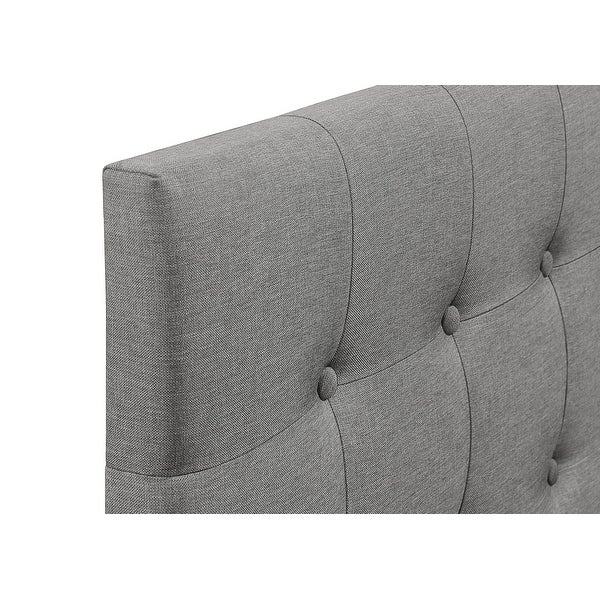 Ida Button-tufted Upholstered Transitional Adjustable Headboard - - 33094250