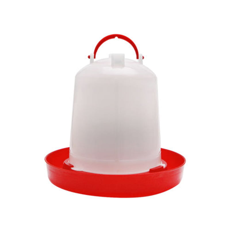 Chickken Feeding Watering Supplies 1pcs Chicken Feeder Drinker Poultry Chick Hen Quail Bantam Feeding Tool 1.5/2.5/4L