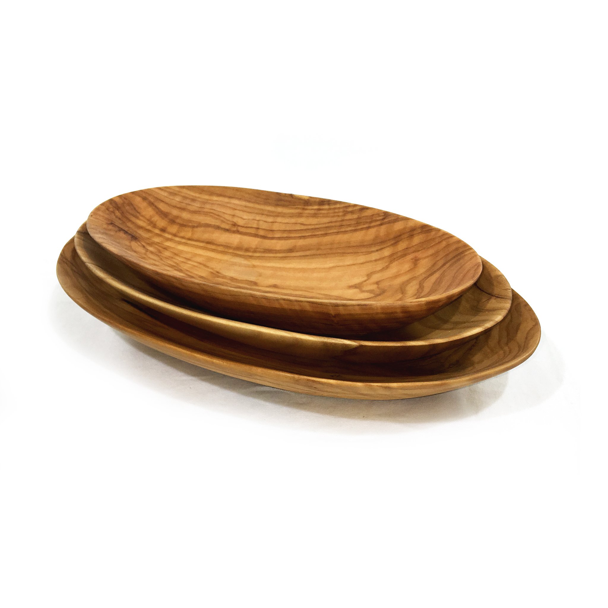 Olive Wood Oval Bowl