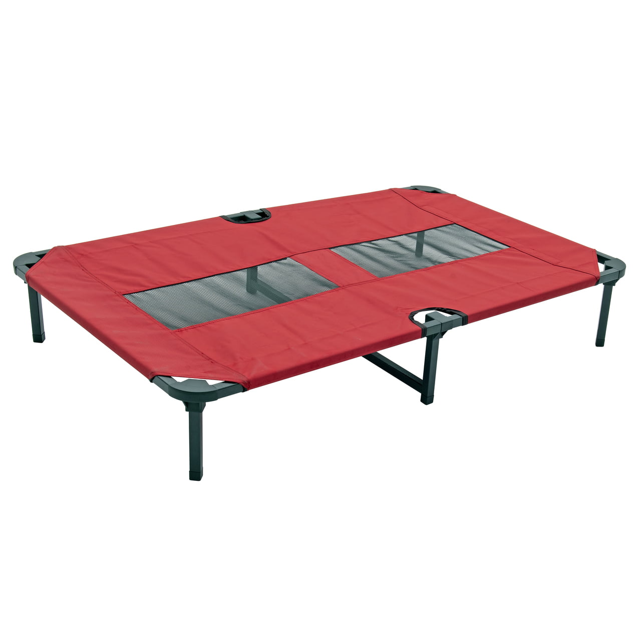 Lucky Dog Elevated Pet Bed, Red, X-Large, 48"L