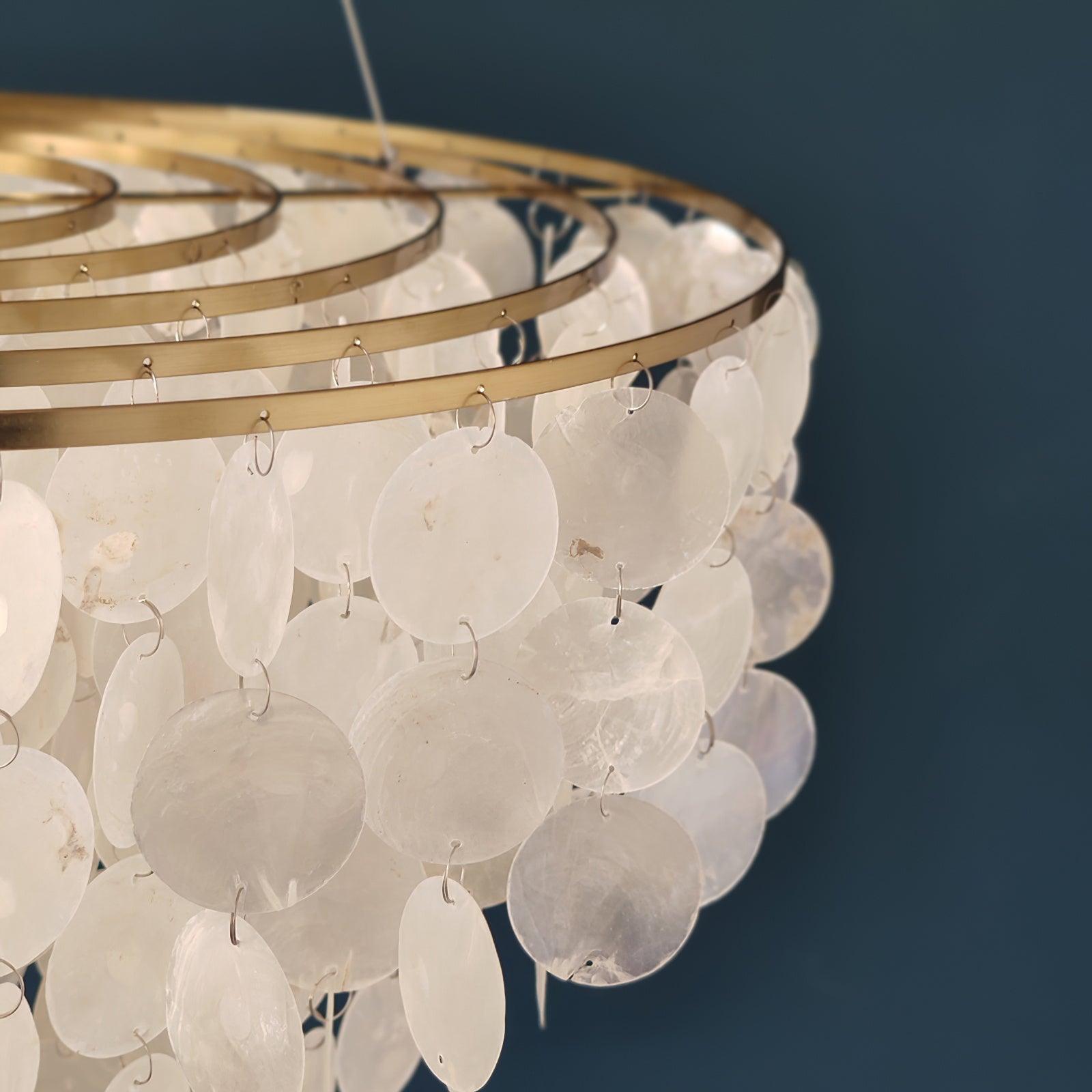 Shell Wind Chime Chandelier