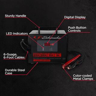 Schumacher Electric Schumacher Automotive 12-Volt Ultracap Battery Charger and Portable Jump Starter SC1591