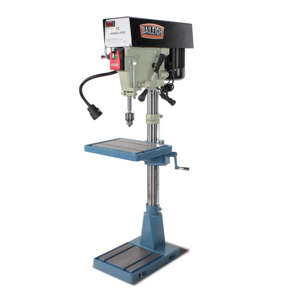 Baileigh DP-15VSF Floor Drill Press 110/220V 1 Phase 15 ;