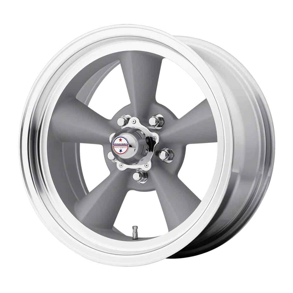 American Racing Vintage VN309 TT O VN309 15X8.5 5X5.0 SLV MACH-LP -24MM