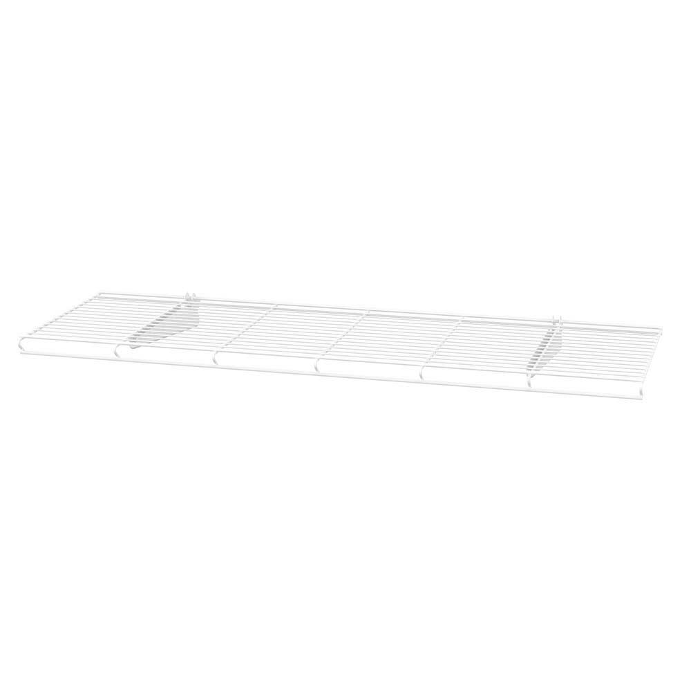 ClosetMaid ShelfTrack 12.25 in. D x 36.25 in. W x 3 in. H White Wire Book Shelf Steel Closet System 2283