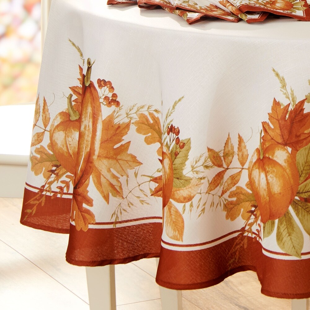 Autumn Pumpkin Grove Fall Tablecloth