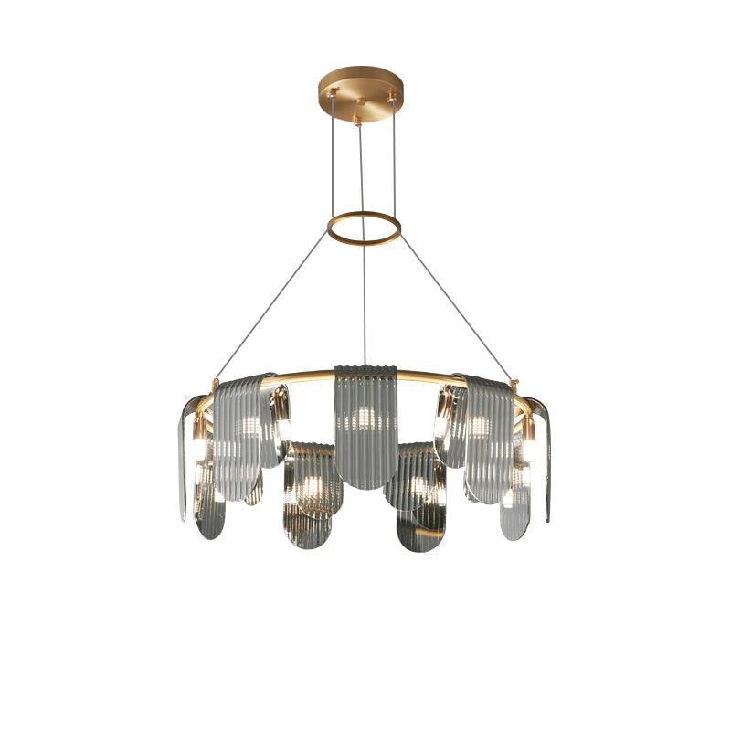 Folioles Brass Chandelier