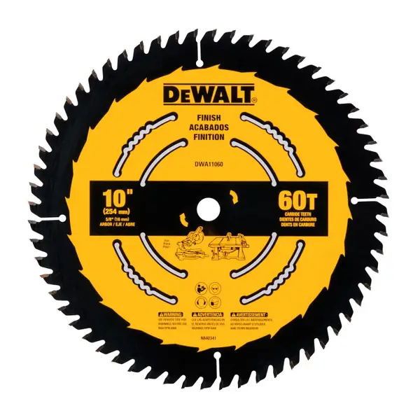 DEWALT 10 60T Finish Saw Blade