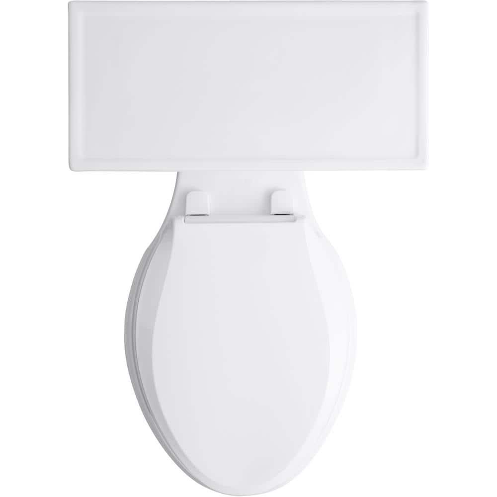 KOHLER Memoirs Stately 2Piece 16 GPF Single Flush Elongated Toilet with AquaPiston Flush Technology in White