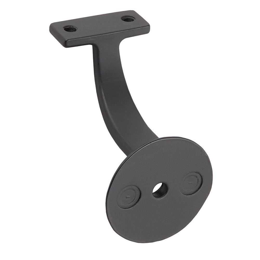 Everbilt Matte Black Decorative Handrail Bracket 20860