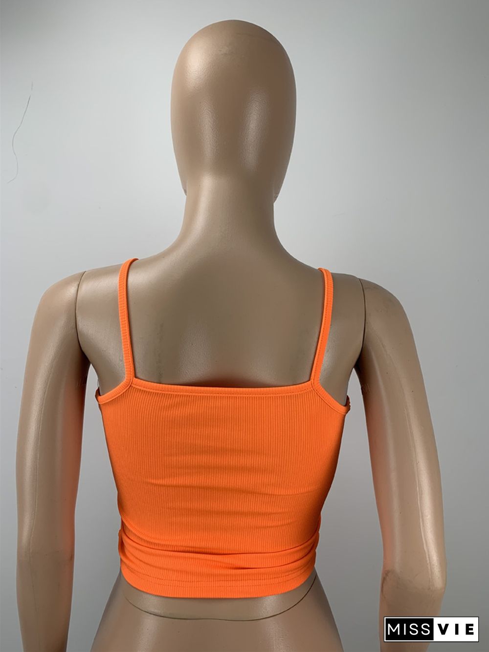 Deep V-Neck Ruched Knot Front Camisole Crop Top