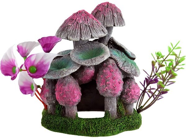 Underwater Treasures Magical Mushrooms Fish Ornament