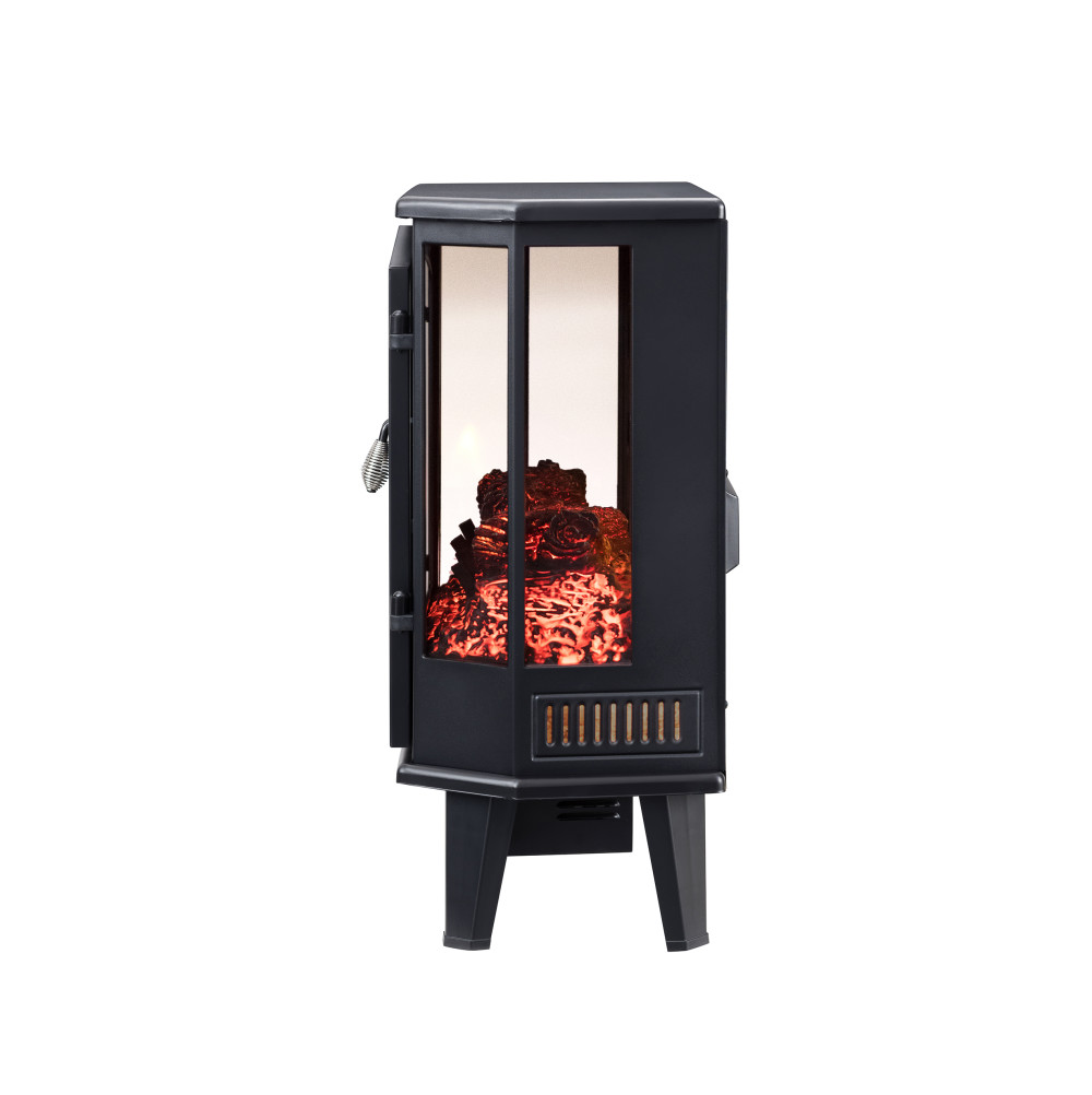 Hearthpro 25 5 Sided Infrared Electrick Stove Black Finish ;