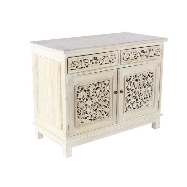 White Mahogany Traditional Cabinet 32 x 39 x 20 - 39 x 20 x 32