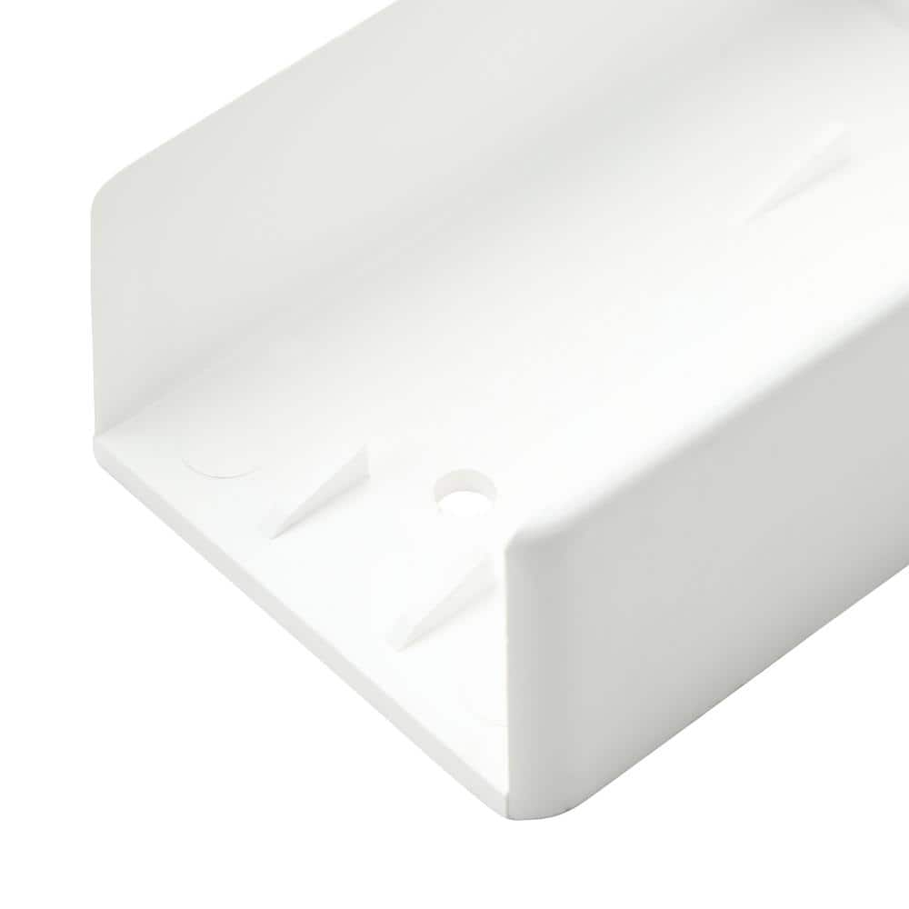 Barrette Outdoor Living Transition Bracket White for 2 in. x 3-1/2 in. Rail 73025553