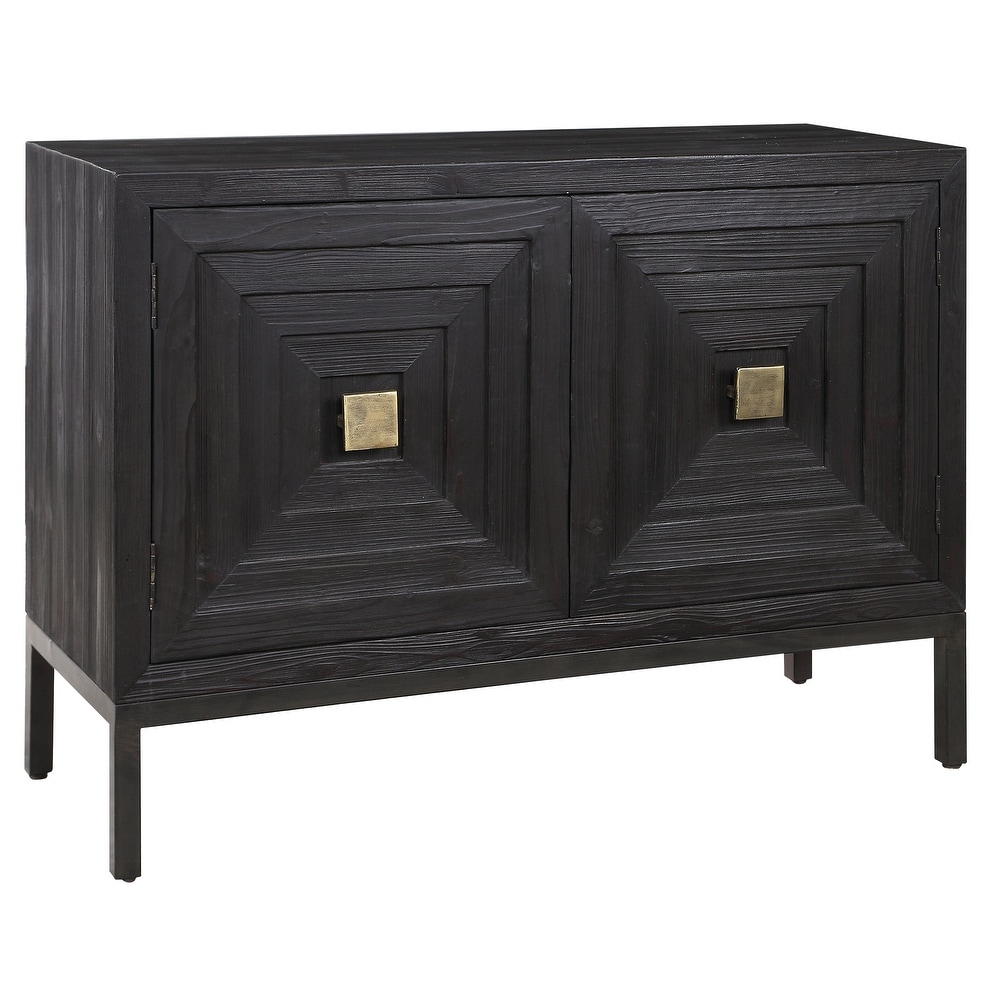 Uttermost Aiken Dark Walnut 2 door Cabinet