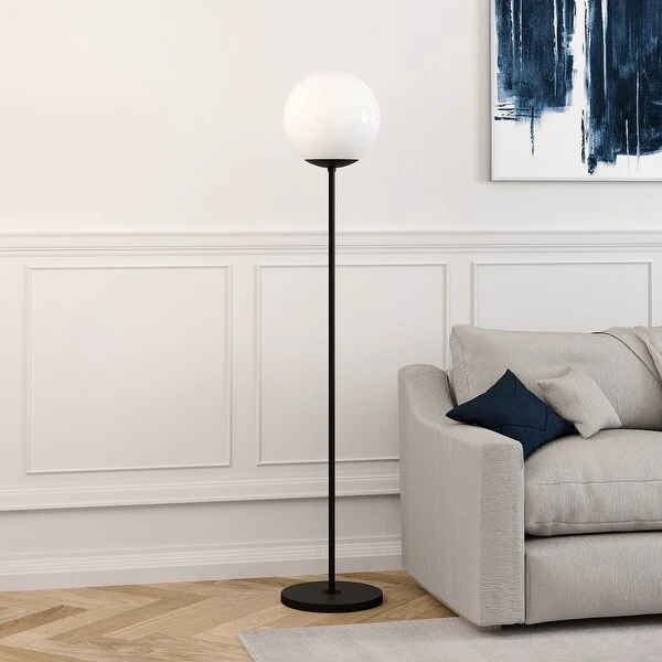 Theia Globe Shade Floor Lamp