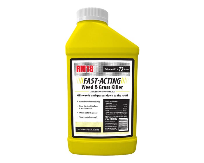 RM18 Fast Acting Weed  Grass Killer Concentrate， 32 oz. - 75435