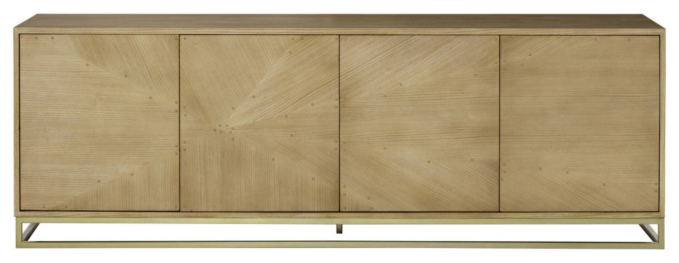 Ellie Media Console   Contemporary   Entertainment Centers And Tv Stands   by Rustic Home Furniture Deco  Houzz