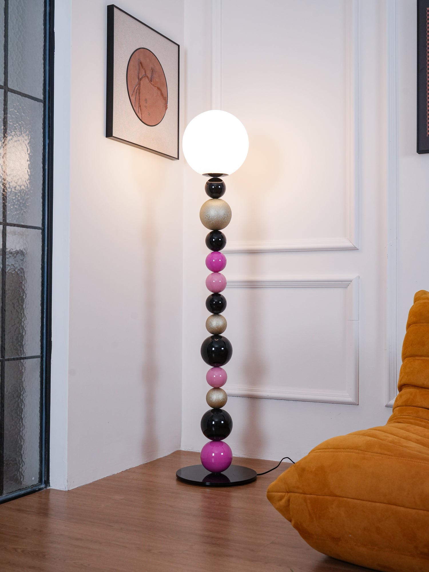 Round Balls Stacking Floor Lamp