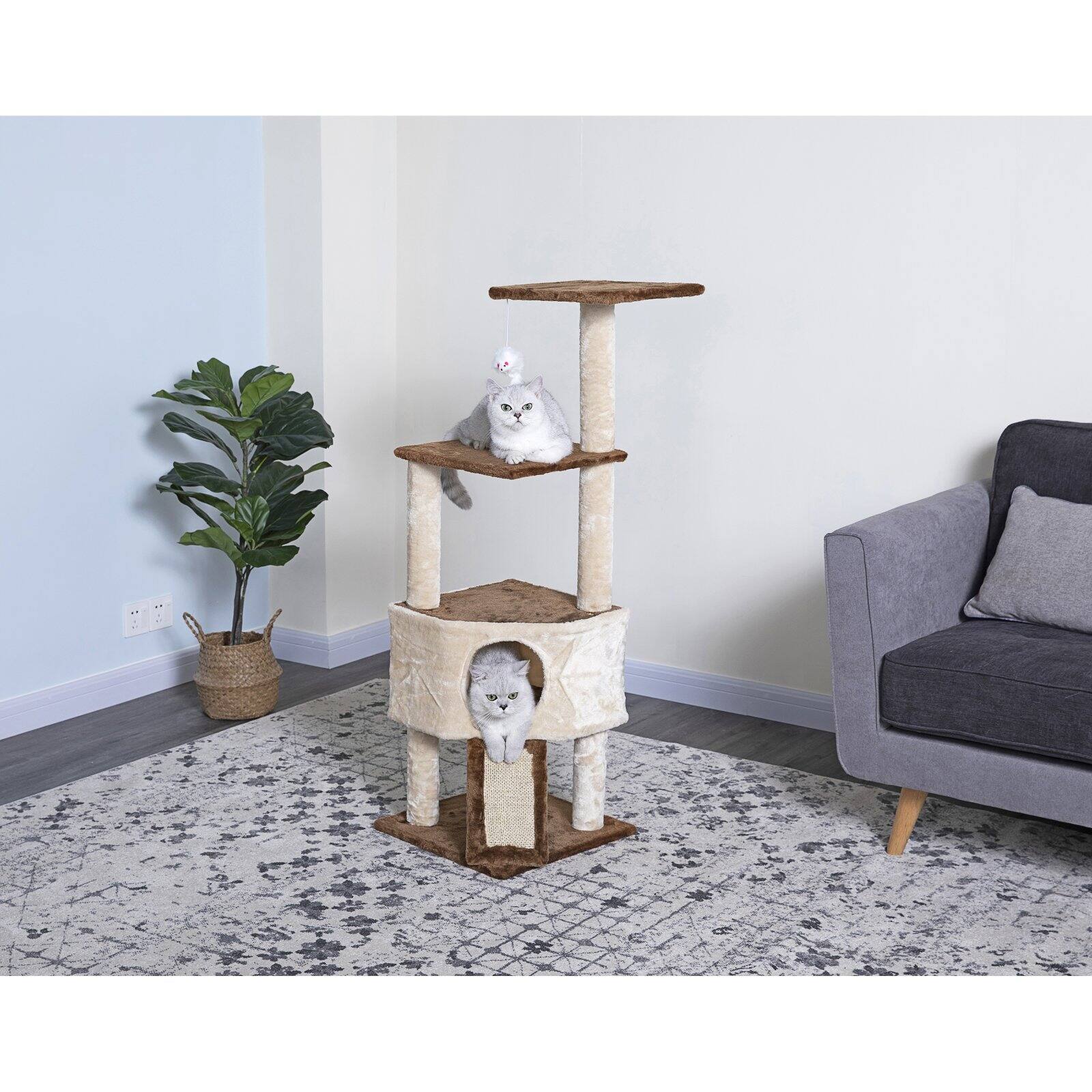 Go Pet Club 46 in. Cat Tree Condo